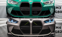 BMW M4 G82 / M3 G80 / G81 2021+ Kolfiber Grill Maxton Design